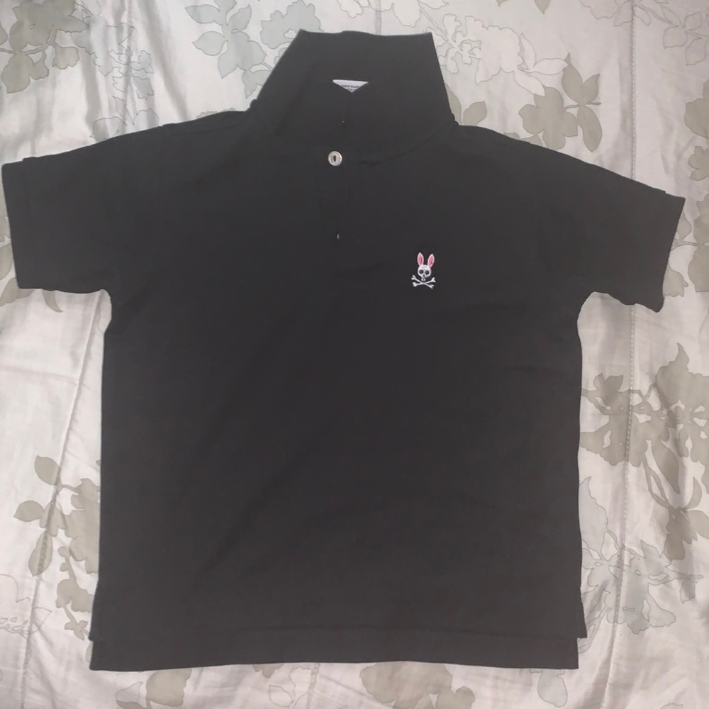 Boys Black Polo Shirt.  Worn two times during the summer.